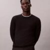 Pullover mit Rundhalsausschnitt aus extrafeiner Merinomischung Pullover mit Rundhalsausschnitt aus extrafeiner Merinomischung