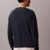 Pullover mit Rundhalsausschnitt aus Leinenmischung
