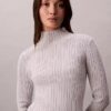 Pullover mit Stehkragen aus Viskosemischung Pullover mit Stehkragen aus Viskosemischung