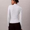 Pullover mit Stehkragen aus Viskosemischung Pullover mit Stehkragen aus Viskosemischung