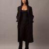 Pullover mit U-Ausschnitt und Rippstrick