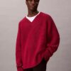 Pullover mit V-Ausschnitt aus Merinowollmischung