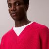Pullover mit V-Ausschnitt aus Merinowollmischung
