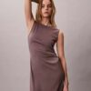 Raffiniertes Jersey-Kleid mit Raffungen Raffiniertes Jersey-Kleid mit Raffungen