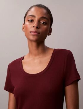 Raffiniertes Midi-Kleid aus Baumwolle