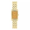 Rechteckige Zifferblatt-Armbanduhr mit Gliederarmband Rechteckige Zifferblatt-Armbanduhr mit Gliederarmband