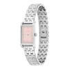 Rechteckige Zifferblatt-Armbanduhr mit Gliederarmband Rechteckige Zifferblatt-Armbanduhr mit Gliederarmband