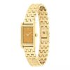 Rechteckige Zifferblatt-Armbanduhr mit Gliederarmband Rechteckige Zifferblatt-Armbanduhr mit Gliederarmband