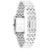 Rechteckige Zifferblatt-Armbanduhr mit Gliederarmband Rechteckige Zifferblatt-Armbanduhr mit Gliederarmband