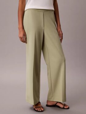 Reisehose aus Stretch-Crêpe