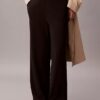 Reisehose aus Stretch-Crêpe