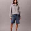 Relaxed CK One Polo Sweatshirt Relaxed CK One Polo Sweatshirt