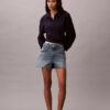 Relaxed CK One Polo Sweatshirt Relaxed CK One Polo Sweatshirt