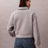 Relaxed CK One Polo Sweatshirt Relaxed CK One Polo Sweatshirt