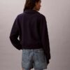 Relaxed CK One Polo Sweatshirt Relaxed CK One Polo Sweatshirt