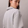 Relaxed CK One Polo Sweatshirt Relaxed CK One Polo Sweatshirt