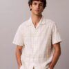Relaxed-Fit-Hemd aus Leinenmischung mit Karomuster Relaxed-Fit-Hemd aus Leinenmischung mit Karomuster