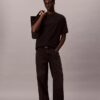 Relaxed T-Shirt mit Micro Logo-Grafik Relaxed T-Shirt mit Micro Logo-Grafik
