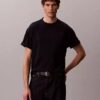 Relaxed T-Shirt mit Micro Logo-Grafik Relaxed T-Shirt mit Micro Logo-Grafik