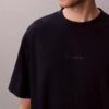 Relaxed T-Shirt mit Micro Logo-Grafik Relaxed T-Shirt mit Micro Logo-Grafik