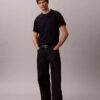 Relaxed T-Shirt mit Micro Logo-Grafik Relaxed T-Shirt mit Micro Logo-Grafik