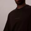Relaxed T-Shirt mit Micro Logo-Grafik Relaxed T-Shirt mit Micro Logo-Grafik