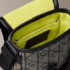 Reporter-Tasche mit Emblem-Jacquard