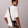 Reporter-Tasche mit Emblem-Jacquard