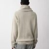 Rex-Kaschmir-Pullover mit Ärmelschal