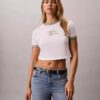 Ringer-T-Shirt mit Logo-Grafik