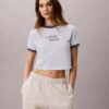Ringer-T-Shirt mit Logo-Grafik