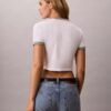 Ringer-T-Shirt mit Logo-Grafik