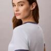 Ringer-T-Shirt mit Logo-Grafik