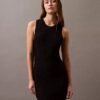 Ripp-Minikleid ohne Ärmel Ripp-Minikleid ohne Ärmel