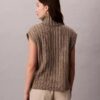 Ripp-Pullover ohne Ärmel Ripp-Pullover ohne Ärmel
