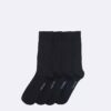 Rippen-Logo 4er-Pack Socken