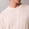 Ripppullover mit durchgehendem Emblem-Logo Ripppullover mit durchgehendem Emblem-Logo