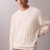 Ripppullover mit durchgehendem Emblem-Logo Ripppullover mit durchgehendem Emblem-Logo