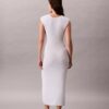 Ärmelloses Midi-Strickkleid