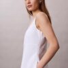Ärmelloses Midikleid aus Baumwollpopeline Ärmelloses Midikleid aus Baumwollpopeline