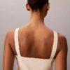 Ärmelloses Midikleid aus Baumwollpopeline Ärmelloses Midikleid aus Baumwollpopeline