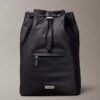 Rucksack aus mattem Nylon mit Kordelzug Rucksack aus mattem Nylon mit Kordelzug
