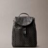 Rucksack mit durchgehendem Emblem-Logo Rucksack mit durchgehendem Emblem-Logo