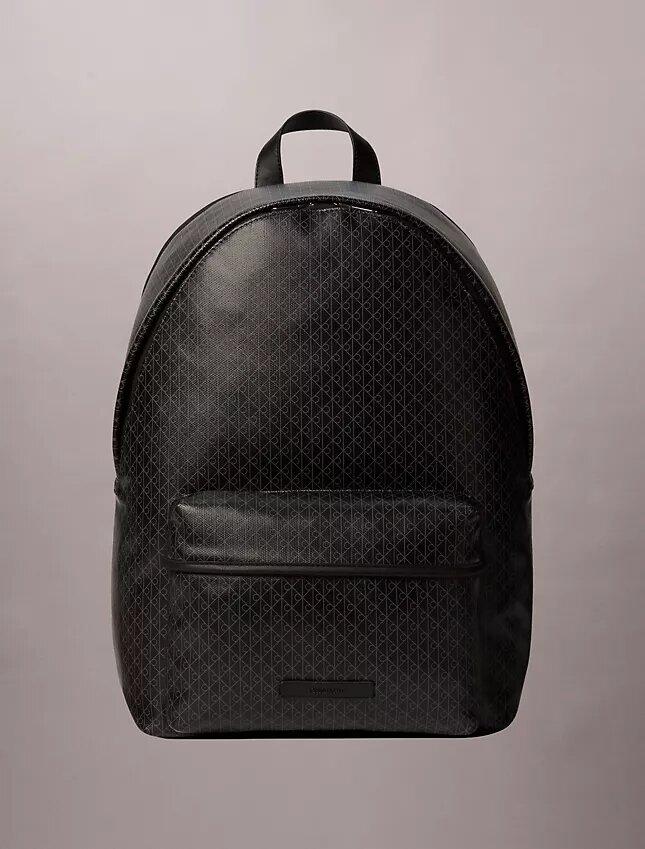 Rucksack mit durchgehendem Emblem-Logo Rucksack mit durchgehendem Emblem-Logo