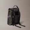 Rucksack mit durchgehendem Emblem-Logo Rucksack mit durchgehendem Emblem-Logo