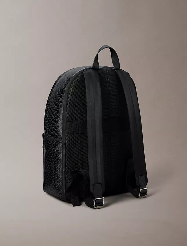 Rucksack mit durchgehendem Emblem-Logo Rucksack mit durchgehendem Emblem-Logo