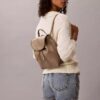 Rucksack mit durchgehendem Emblem-Logo Rucksack mit durchgehendem Emblem-Logo