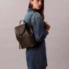 Rucksack mit durchgehendem Emblem-Logo Rucksack mit durchgehendem Emblem-Logo
