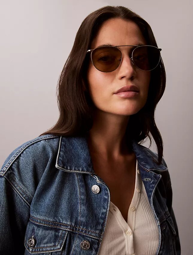 Runde Sonnenbrille aus Metall Runde Sonnenbrille aus Metall