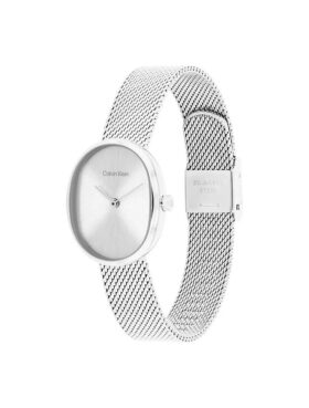 Runde Uhr mit Gliederarmband